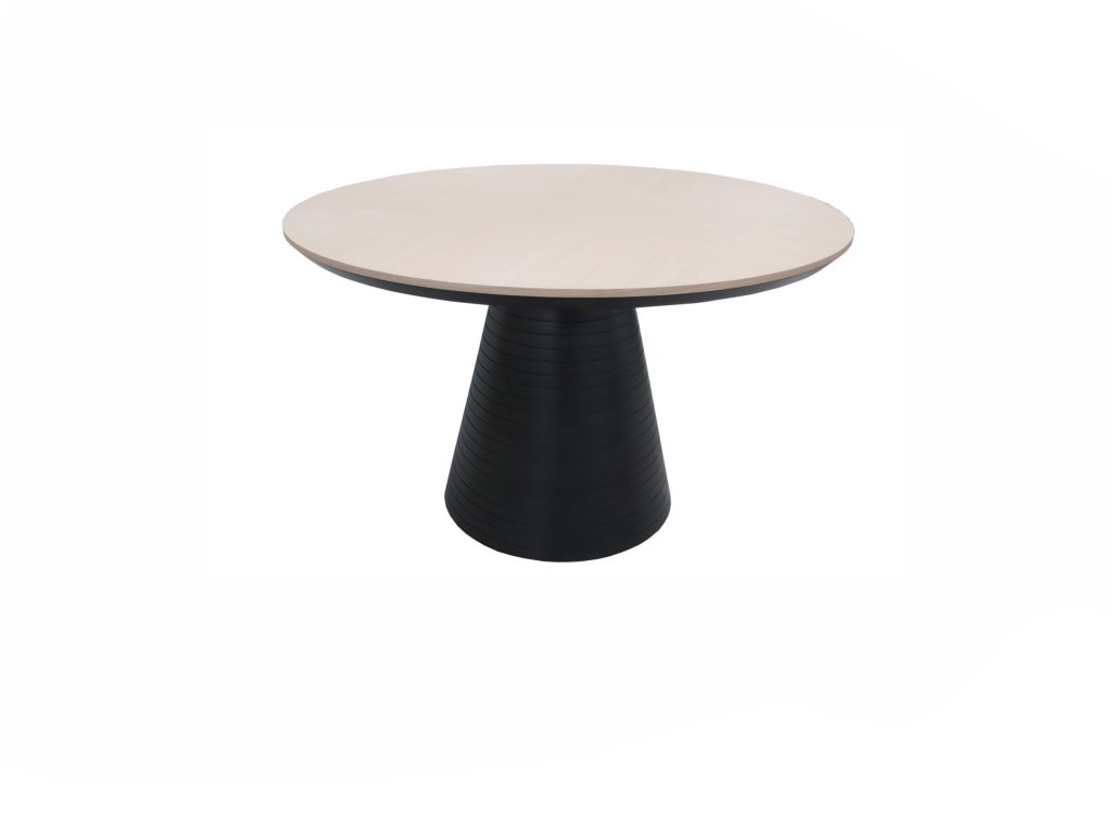Okrúhly jedálenský stôl BAngkok, dizajnový prvok, veľkosti na mieru. moderný dizajn - Brik Kremnica